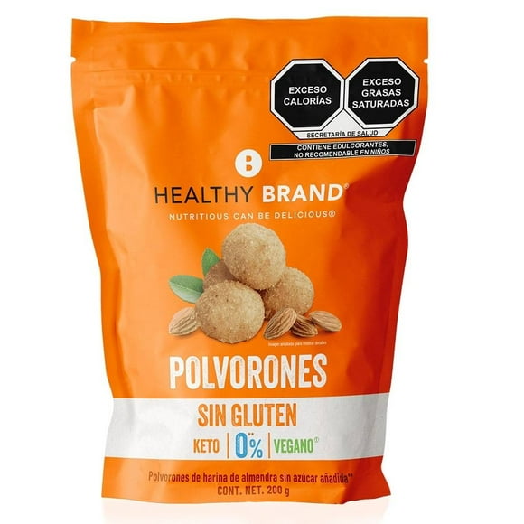 Galletas Healthy Brand polvorones 200 g