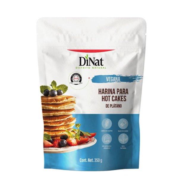 Harina para hotcakes Dinat de plátano 350 g