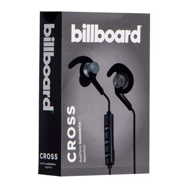 Audífonos In Ear Billboard Cross  Inalámbrico Negro