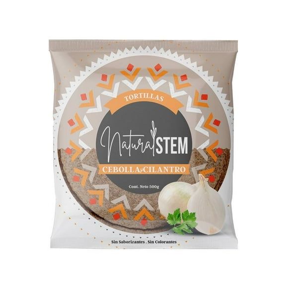 Tortillas Natural Stem cebolla cilantro 500 g