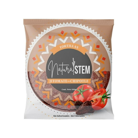 Tortillas Natural Stem jitomate chipotle 500 g