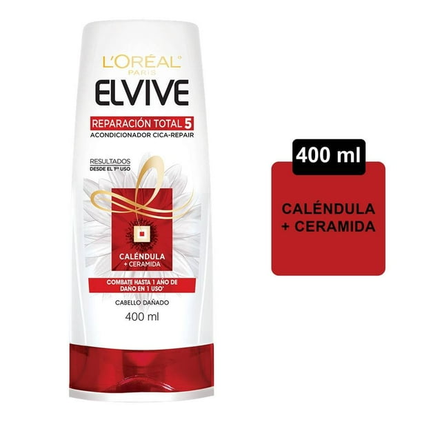 Acondicionador L'Oréal Paris Elvive reparación total 5 cabello dañado 400 ml