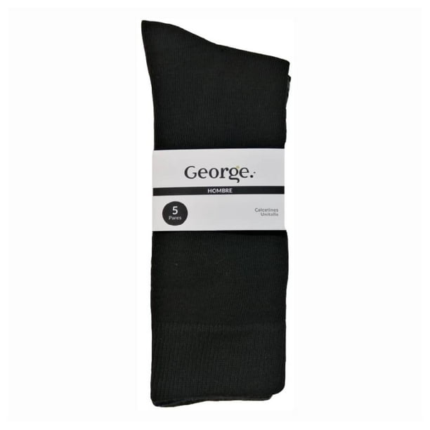 Calcetines George para Hombre, Multicolor Líneas 5 Pares Unitalla