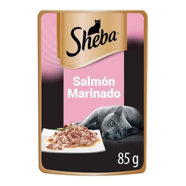 Alimento para Gato Sheba Filetes Selectos Salmón Marinado 85 g