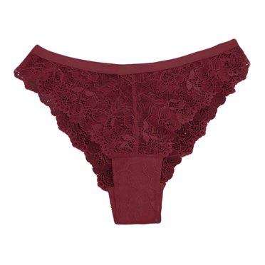 Bikini Secret Treasures para Mujer, Vino Encaje Talla M