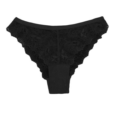 Bikini Secret Treasures para Mujer, Negro Encaje Talla G