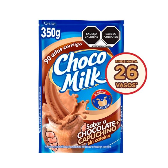 Chocolate en polvo Choco Milk sabor capuchino 350 g