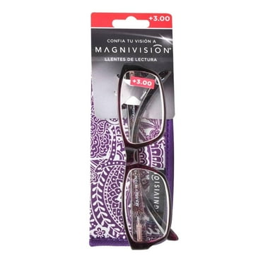 Lentes de lectura Magnivisión magflex adisson +3.00 morado