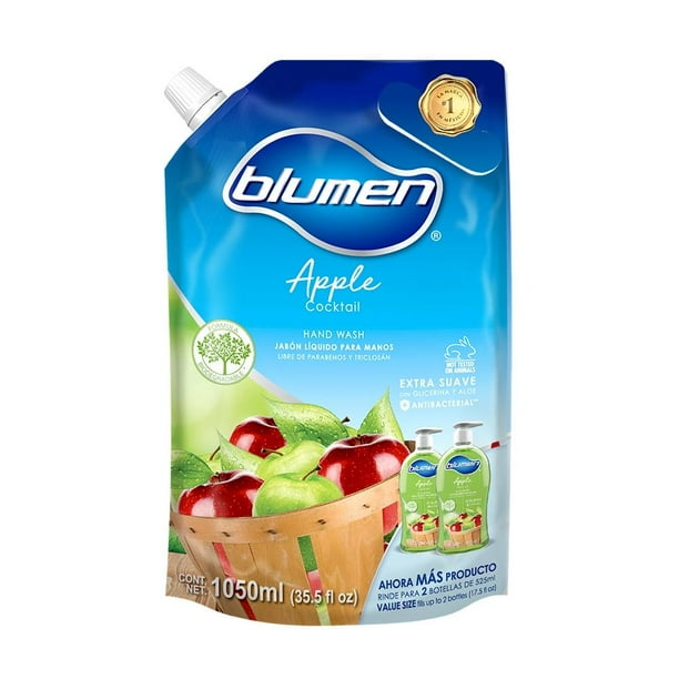 Jabón líquido para manos Blumen apple cocktail 1050 ml