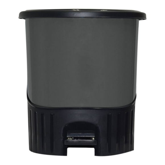 Bote de Basura Plastic Trends con Pedal 14 l Gris