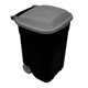 thumbnail image 3 of Bote de Basura Plastic Trends Tacho con Ruedas 135 L Negro, 3 of 4