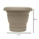 thumbnail image 4 of Maceta Florencia Plastic Trends 11 Pulgadas Taupe, 4 of 4