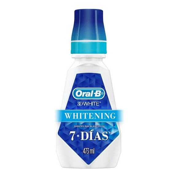 Enjuague bucal Oral-B White Whitening Blanqueador 3D 473 ml