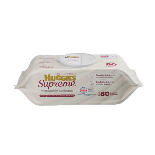 Toallitas Húmedas para Bebé Huggies Supreme Protección Delicada 80 piezas