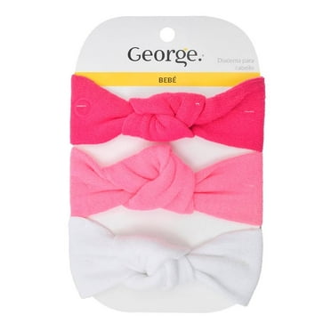 Diademas George Talla 6-12 Meses Multicolor para Bebé 3 Piezas