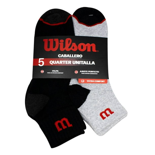 Tines Wilson para Hombre, Quarter Combinado Multicolor 5 Pares Unitalla