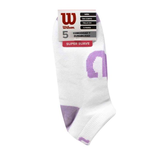 Tines Wilson para Niña, Punta Multicolor 5 Pares Talla M