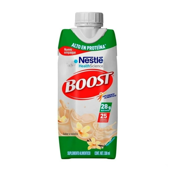 Suplemento Alimenticio Boost Boost Alto en Proteína Sabor Fresa 330ml c/u