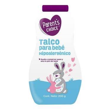 Talco para bebé Parent's Choice hipoalergénico azul 200 g