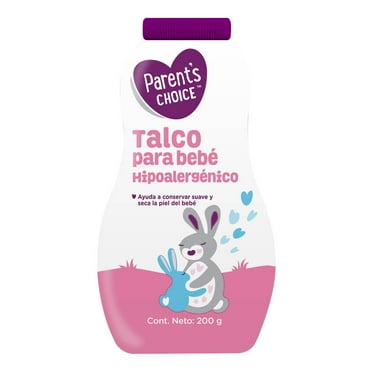 Talco para bebé Parent's Choice hipoalergénico rosa 200 g