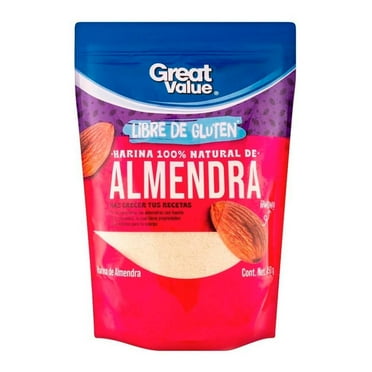Harina de almendra Great Value libre de gluten 450 g