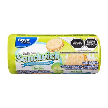 Galletas Great Value limón sin azúcar añadida 150 g