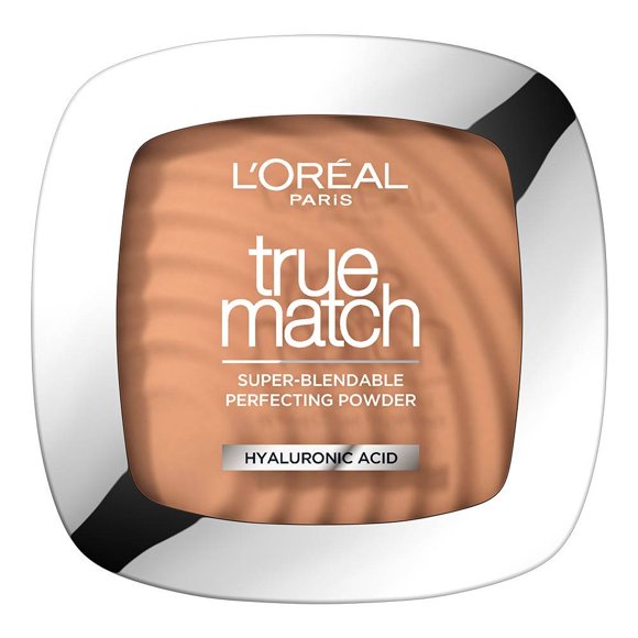 Maquillaje en polvo compacto L'Oréal True Match con ácido hialurónico cinnamon 7.D/7.W 9 g