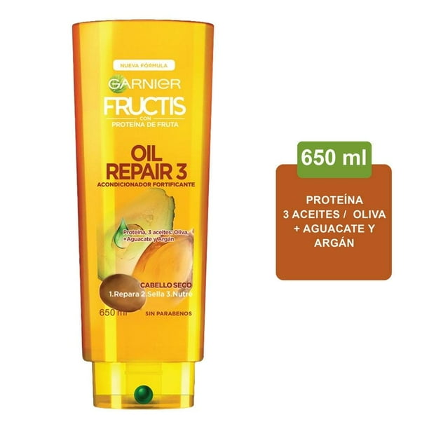 Acondicionador Garnier Fructis oil repair 3 cabello seco 650 ml