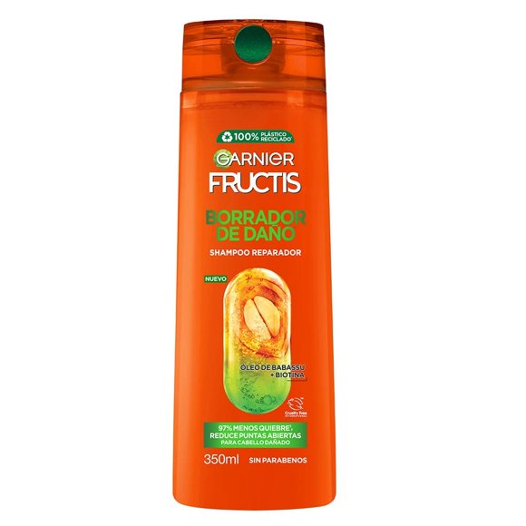 Shampoo Garnier Fructis borrador de daño 350 ml