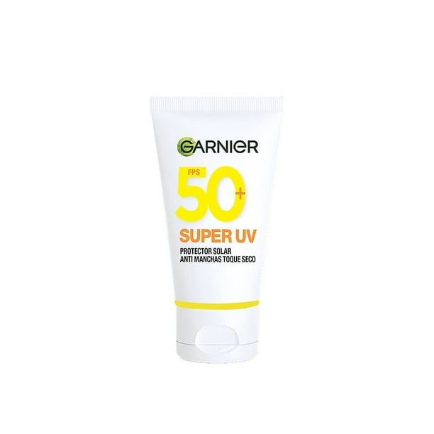 Protector Solar Facial Garnier Skin Active Antioleosidad Toque Seco Crema Sin Color FPS 50+ con Vit C 40 ml