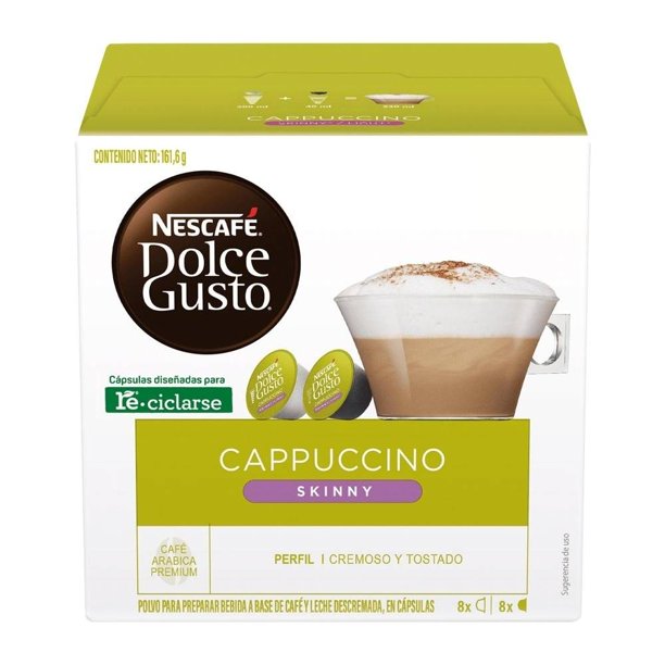 Cápsulas de café Nescafé Dolce Gusto cappuccino skinny 16 pzas