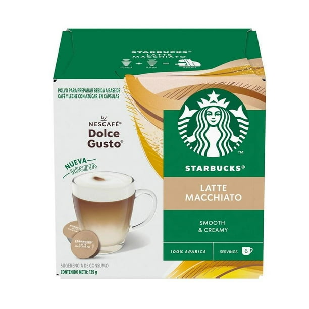 Cápsulas de café Starbucks by Nescafé Dolce Gusto latte macchiato 12 pzas