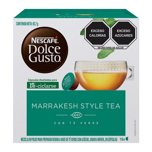 Cápsulas de té verde Nescafé Dolce Gusto estilo marrakesh sabor menta 16 pzas