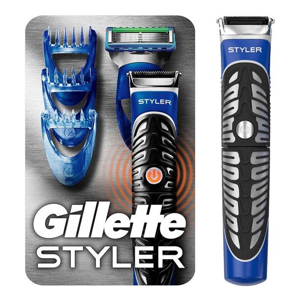 Rasuradora eléctrica + cartucho Gillette Styler para Rasurar la barba y cuerpo 1 pza