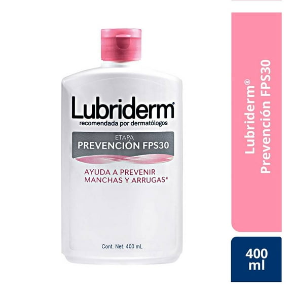 Crema corporal Lubriderm prevención FPS30 400 ml