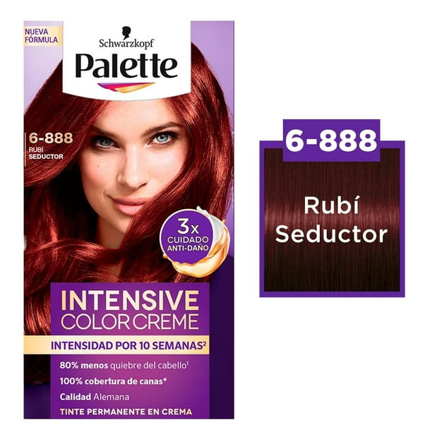 Tinte para cabello Palette Intensive Color Creme Kit Rubí Seductor 6-888 50ml