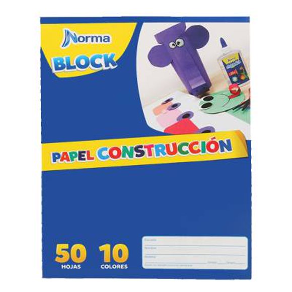 Block Norma de papel construcción 1 pza