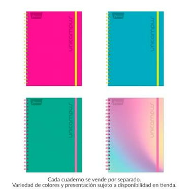 Cuaderno profesional Norma Unicampus raya 160 hojas  varios modelos 1 pza