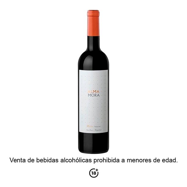 Vino Tinto Alma Mora Malbec 750 ml