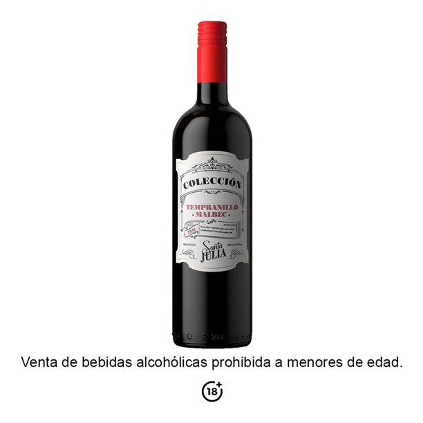 Vino Tinto Santa Julia Colección Tempranillo Malbec 750 ml