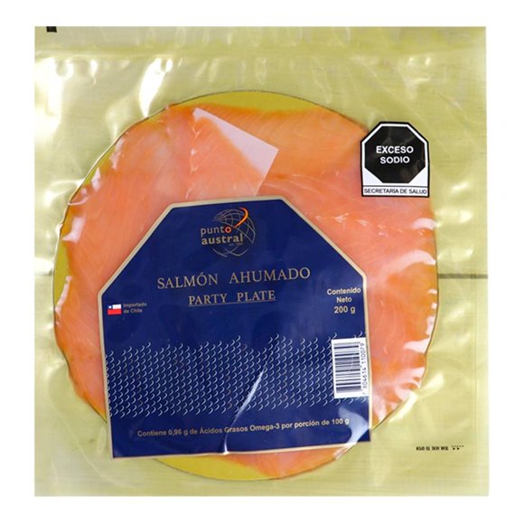 Salmón ahumado Punto Austral rebanado 200 g