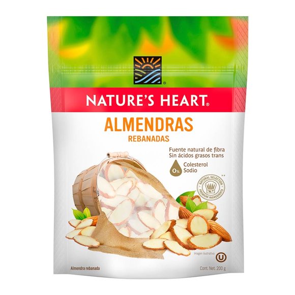 Almendra Nature's Heart rebanada 200 g