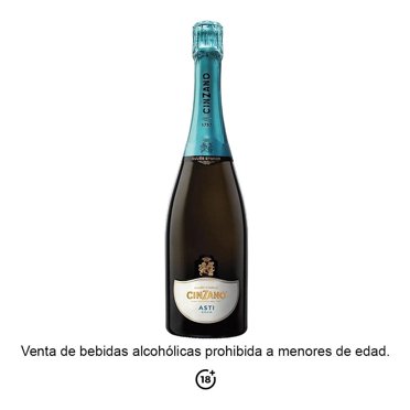 Vino Espumoso Cinzano Asti moscato 750 ml