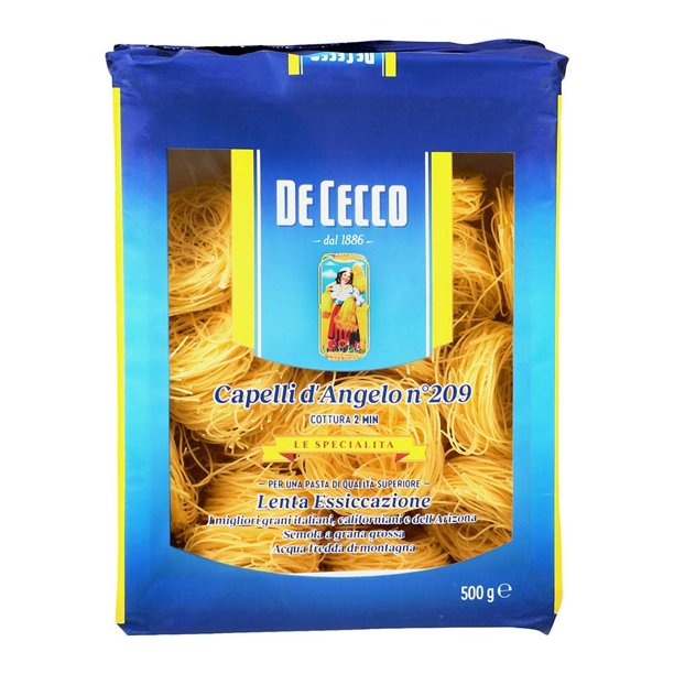 Sopa cabello de ángel De Cecco 500 g