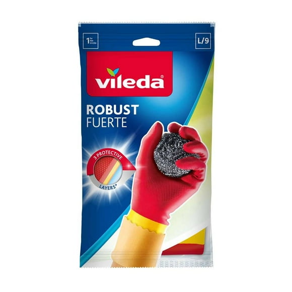 Guantes Vileda robust talla grande 1 par