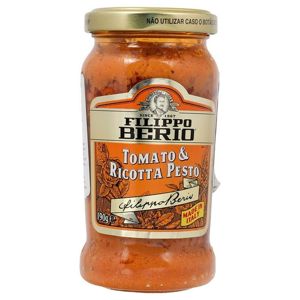 Salsa pesto Filippo Berio tomate y queso 190 g