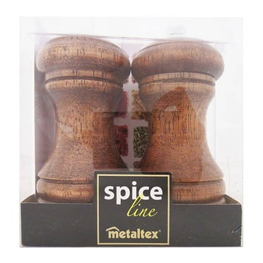 Juego de Salero y Pimentero Metaltex de Madera 2 piezas