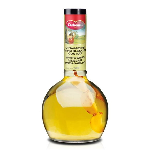 Vinagre de vino blanco Carbonell con ajo 250 ml