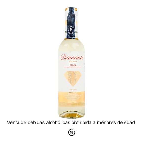 Vino Blanco Diamante original semi dulce 375 ml