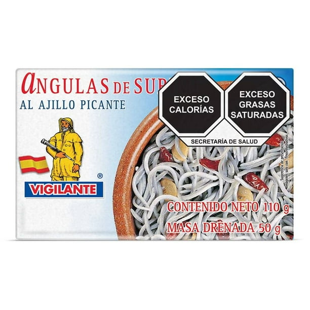 Angulas de surimi Vigilante al ajillo picante 110 g